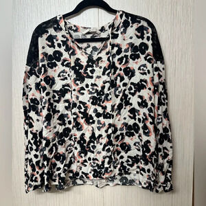 Tu Womens leopard print tunic size 18